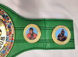Mike Tyson Autographed World Champion WBC Belt (Smudged) Beckett BAS Witness #WX99774