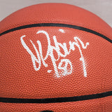 David Robinson Autographed Official Spalding Signature Series Basketball San Antonio Spurs Beckett BAS Witness #WY58156