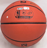 David Robinson Autographed Official Spalding Signature Series Basketball San Antonio Spurs Beckett BAS Witness #WY58156