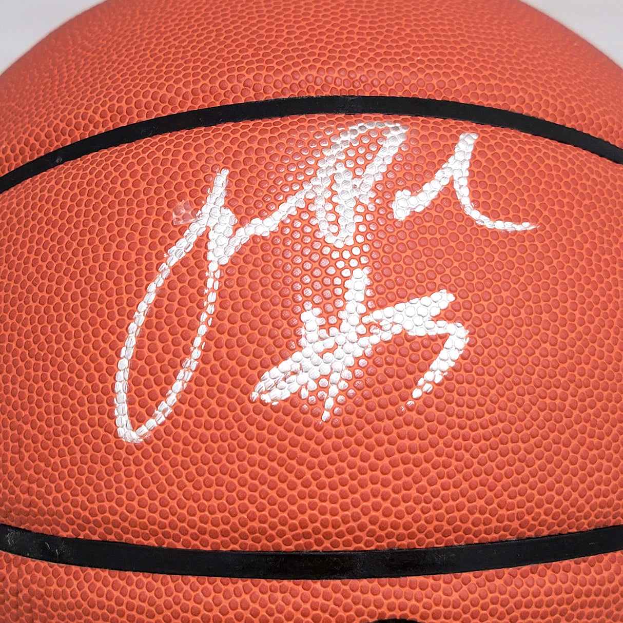 Jordan Poole Autographed Official Spalding Signature Series Basketball Golden State Warriors (Smudge) Beckett BAS Witness #WV05899