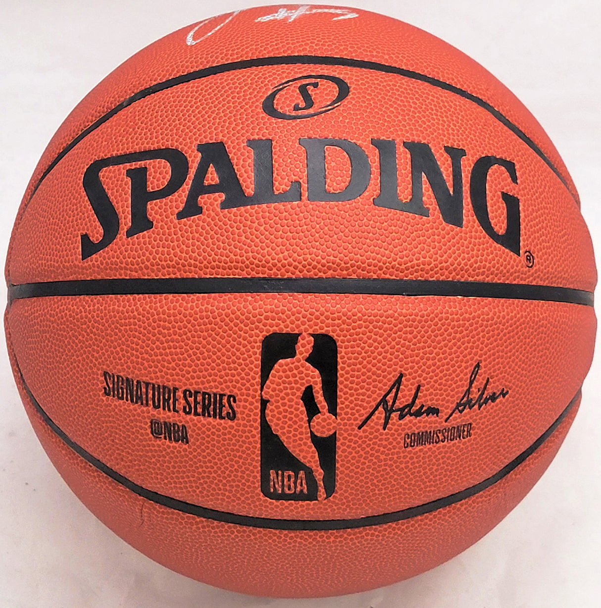 Jordan Poole Autographed Official Spalding Signature Series Basketball Golden State Warriors (Smudge) Beckett BAS Witness #WV05899