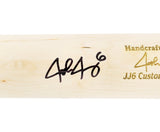 Josh Jung Autographed Blonde Marucci Player Model Baseball Bat Texas Rangers Beckett BAS Witness Stock #224404