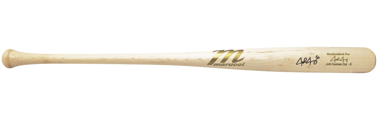 Josh Jung Autographed Blonde Marucci Player Model Baseball Bat Texas Rangers Beckett BAS Witness Stock #224404