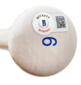 Josh Jung Autographed Blue & White Marucci Player Model Baseball Bat Texas Rangers Beckett BAS Witness Stock #224405