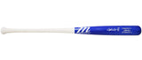 Josh Jung Autographed Blue & White Marucci Player Model Baseball Bat Texas Rangers Beckett BAS Witness Stock #224405