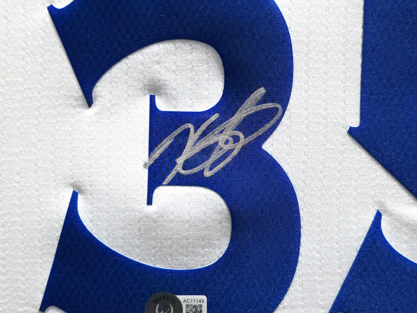 Golden State Warriors Kevin Durant Autographed Framed White Adidas Swingman Jersey Beckett BAS QR Stock #239069