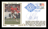 John Elway Autographed 1988 First Day Cover Denver Broncos SKU #239089