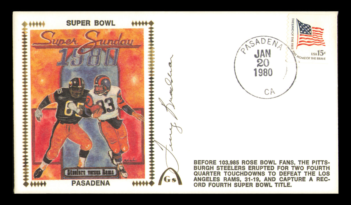 Terry Bradshaw Autographed 1980 First Day Cover Pittsburgh Steelers SKU #239092