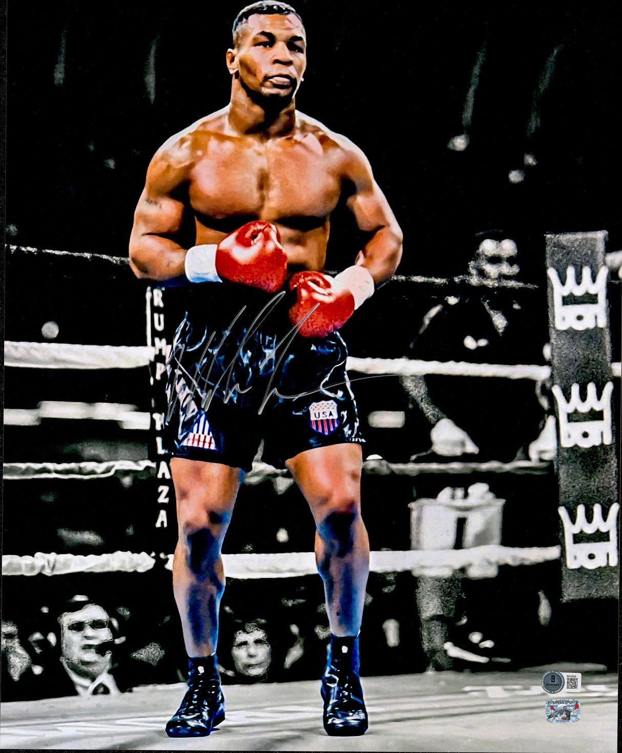 Mike Tyson Autographed 16x20 Photo Beckett BAS QR #BM18528