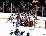 Mark Pavelich Autographed 16x20 Photo Team USA Beckett BAS QR #BJ060325