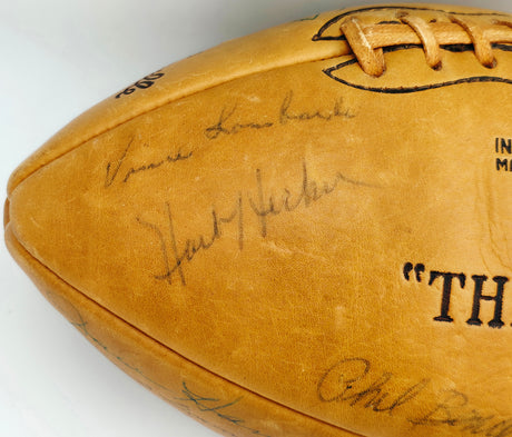 1964 Green Bay Packers Team Autographed Wilson NFL "The Duke" Football With 51 Signatures Including Vince Lombardi Beckett BAS #AE31036
