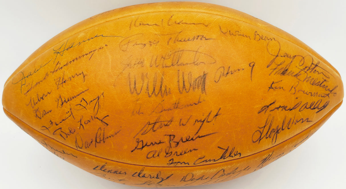 1964 Green Bay Packers Team Autographed Wilson NFL "The Duke" Football With 51 Signatures Including Vince Lombardi Beckett BAS #AE31036