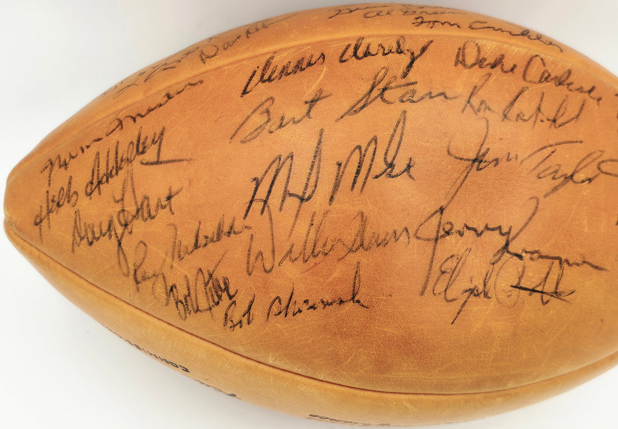 1964 Green Bay Packers Team Autographed Wilson NFL "The Duke" Football With 51 Signatures Including Vince Lombardi Beckett BAS #AE31036