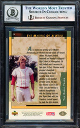 Joe Montana Autographed 1995 Upper Deck Card #3 San Francisco 49ers Auto Grade Gem Mint 10 Beckett BAS #17604111