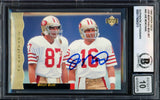 Joe Montana Autographed 1995 Upper Deck Card #45 San Francisco 49ers Auto Grade Gem Mint 10 Beckett BAS #17604311