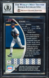 Ichiro Suzuki Autographed 2002 Topps Nestle Card #6 Seattle Mariners Auto Grade Gem Mint 10 Beckett BAS #17605408