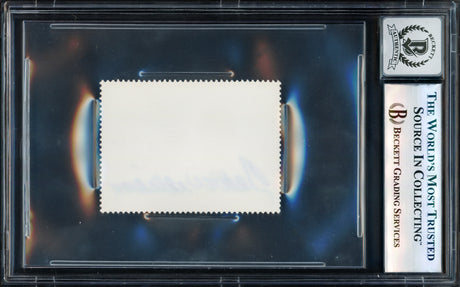 Ted Williams Autographed 1988 Grenada Postage 1.5x2 Stamp #70 Boston Red Sox Auto Grade Gem Mint 10 Beckett BAS #17605643