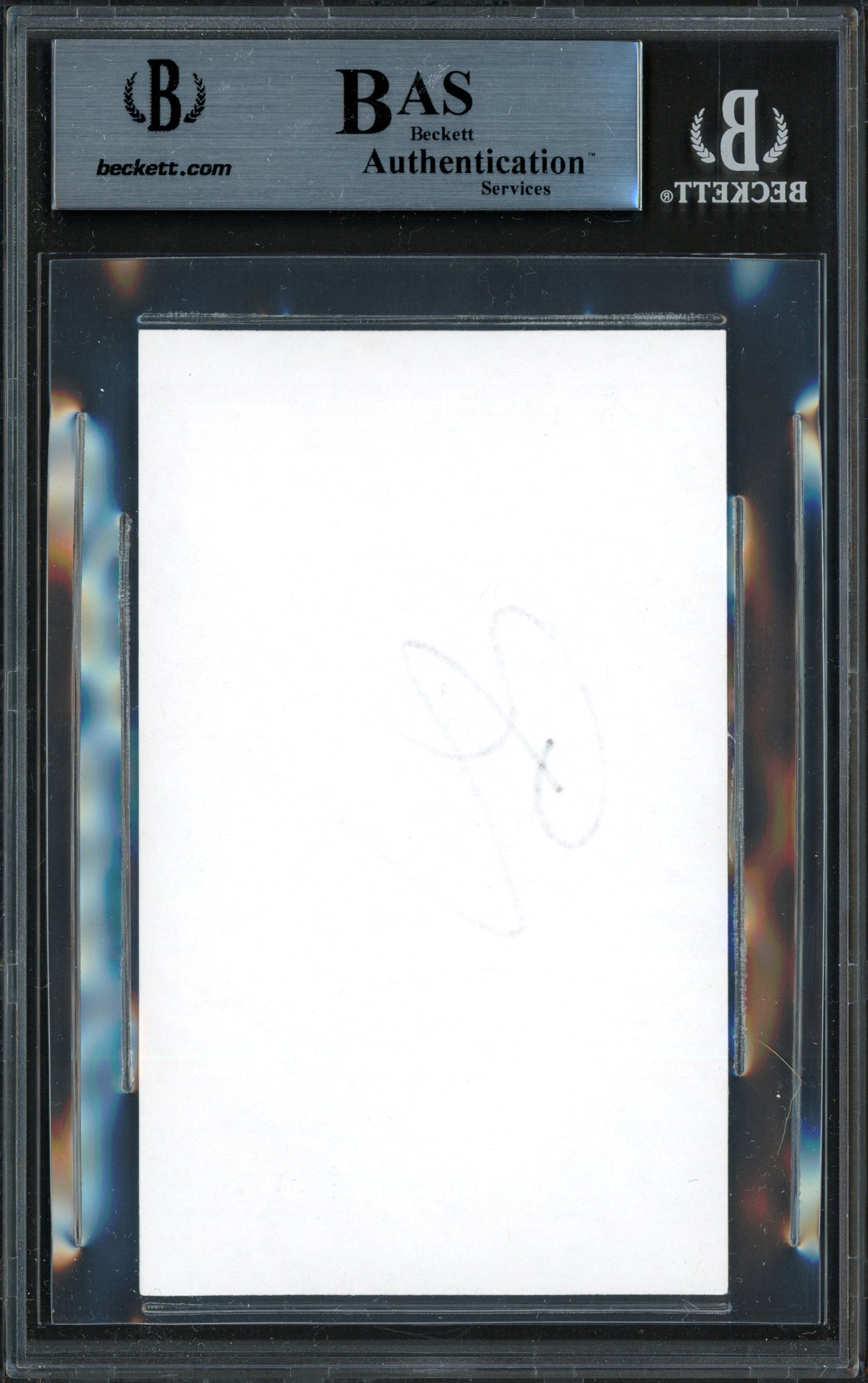 Rafael Nadal Autographed 3x5 Index Card Fanatics Holo & Beckett BAS #15867659