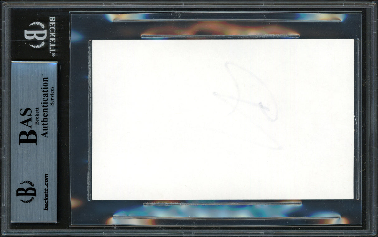 Rafael Nadal Autographed 3x5 Index Card Fanatics Holo & Beckett BAS #15867664