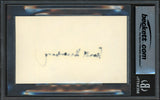 Hank Greenberg Autographed 3x5 Index Card Detroit Tigers Auto Grade Gem Mint 10 Beckett BAS #17771063