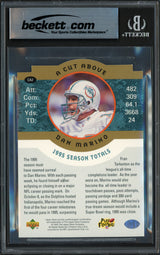 Dan Marino Autographed 1995 Upper Deck 3.5x5 Card #CA2 Miami Dolphins Beckett BAS #17607146