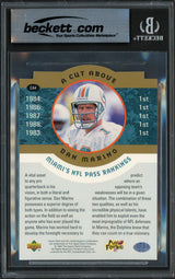 Dan Marino Autographed 1995 Upper Deck 3.5x5 Card #CA4 Miami Dolphins Beckett BAS #17607162