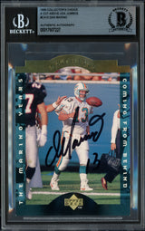 Dan Marino Autographed 1995 Upper Deck 3.5x5 Card #CA10 Miami Dolphins Beckett BAS #17607227