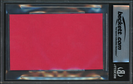 Paul Bear Bryant Autographed 3x5 Cut Signature Alabama Crimson Tide Beckett BAS #17607244