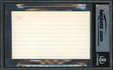 Sandy Koufax Autographed 3x5 Index Card Los Angeles Dodgers Vintage Signature Beckett BAS #17607342