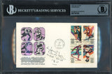 Herb Brooks Autographed First Day Cover 1980 Team USA Miracle on Ice "USA Gold '80 " Beckett BAS #17607590