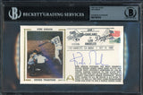 Kirk Gibson Autographed 1988 First Day Cover Los Angeles Dodgers Beckett BAS #17607610