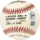 Willie Mays Autographed Official NL Baseball San Francisco Giants Beckett BAS #AE31056