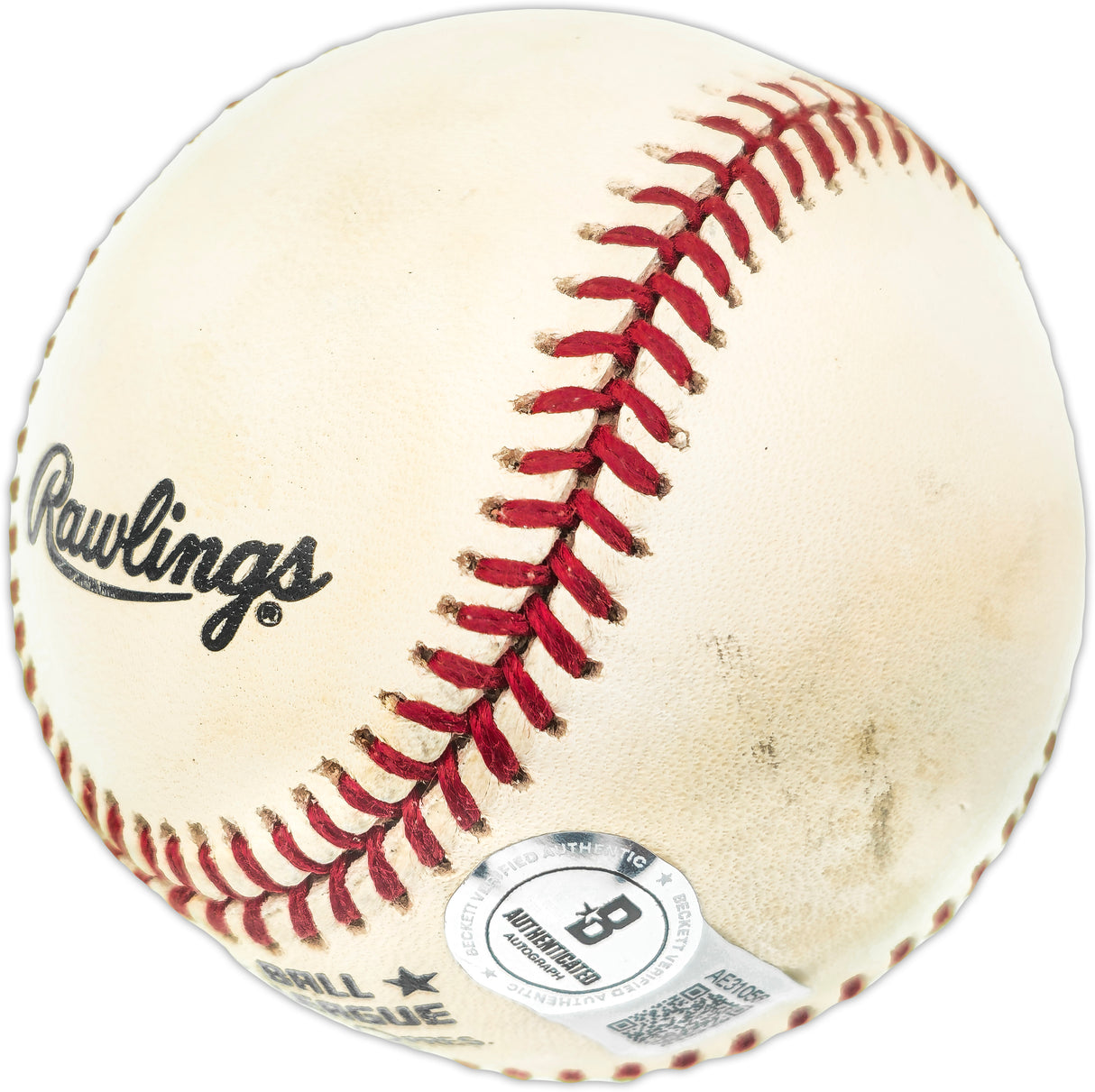 Willie Mays Autographed Official NL Baseball San Francisco Giants Beckett BAS #AE31056
