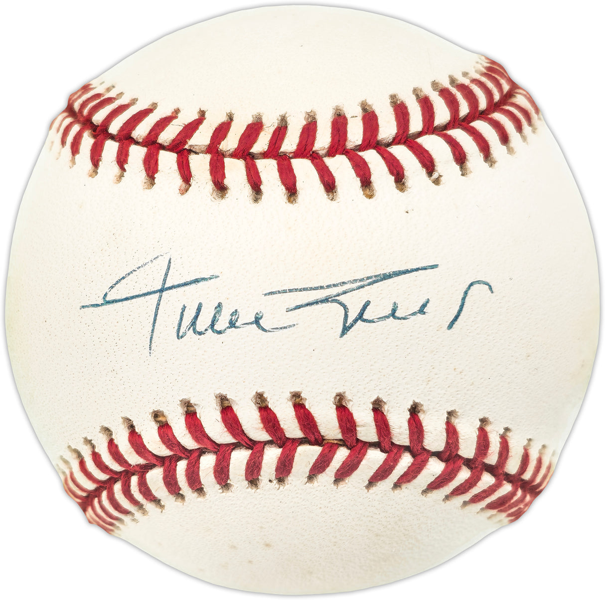 Willie Mays Autographed Official NL Baseball San Francisco Giants Beckett BAS #AE31044
