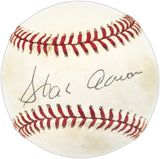 Hank Aaron Autographed Official NL Baseball Atlanta Braves Beckett BAS #AE31047