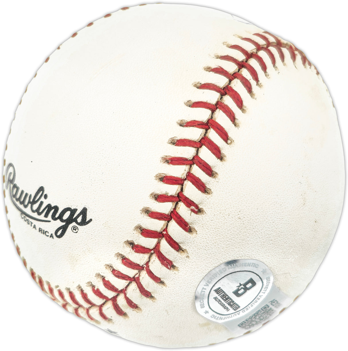 Hank Aaron Autographed Official NL Baseball Atlanta Braves Beckett BAS #AE31066