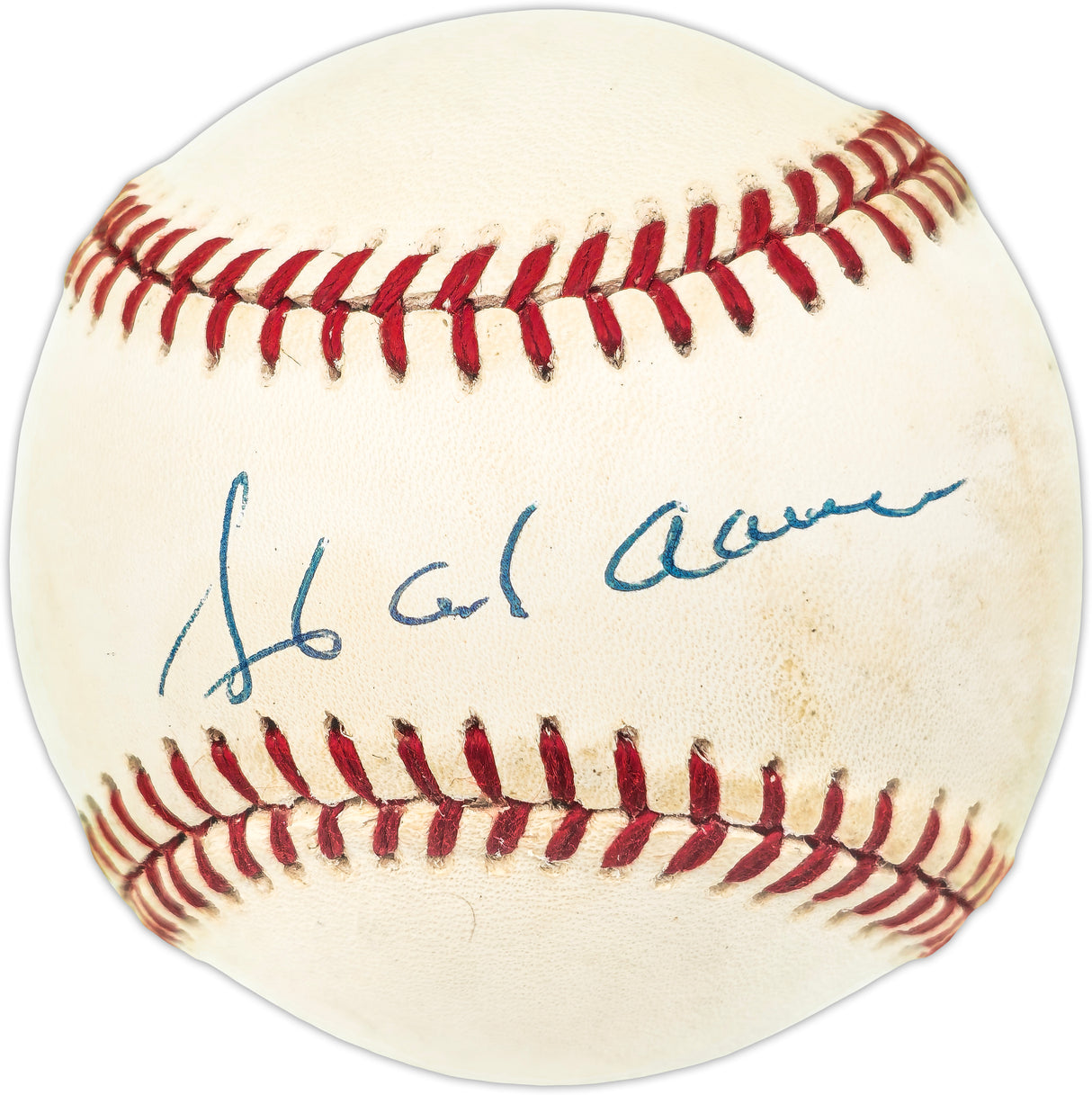 Hank Aaron Autographed Official NL Baseball Atlanta Braves Beckett BAS #AE31043