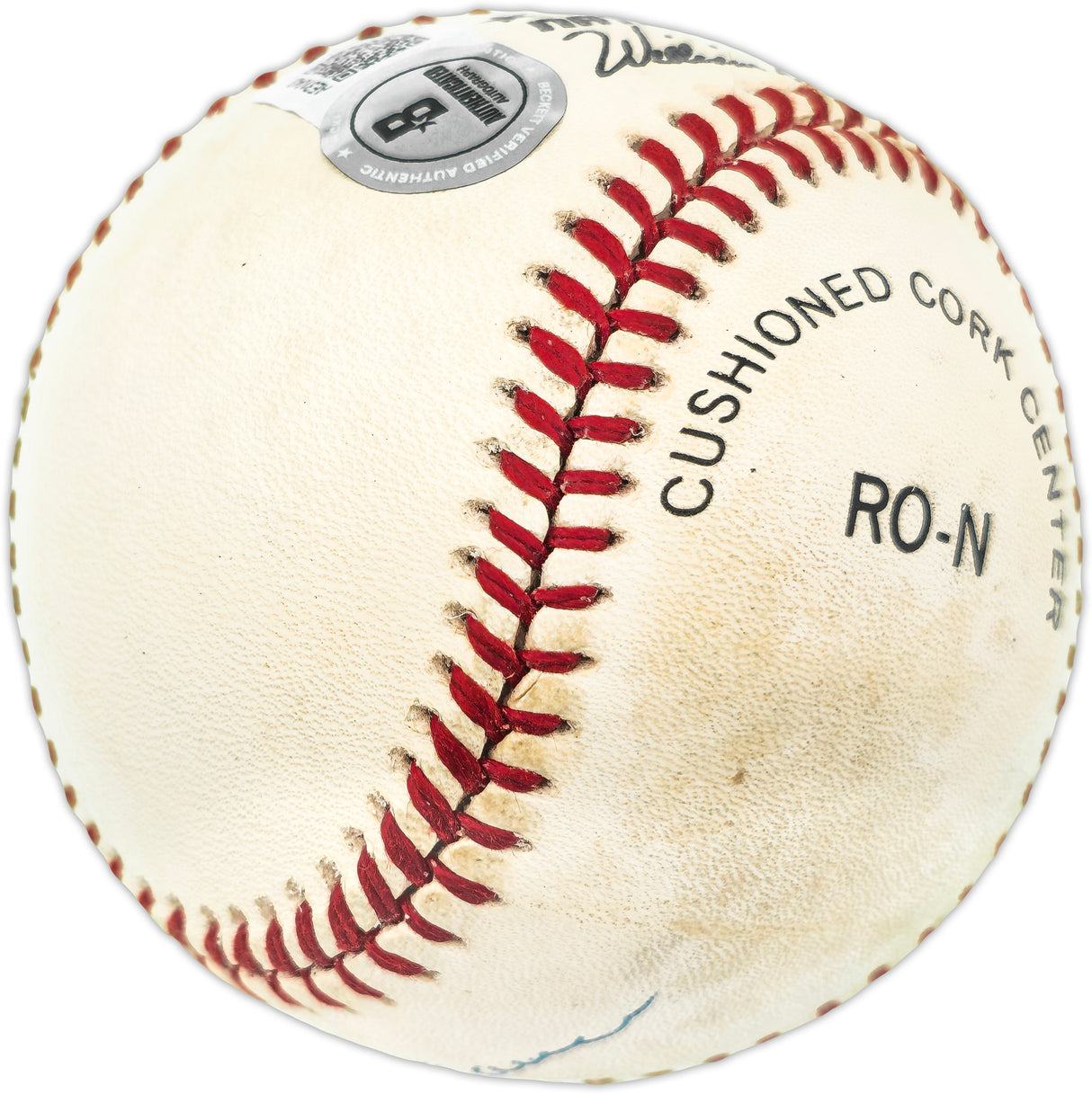 Hank Aaron Autographed Official NL Baseball Atlanta Braves Beckett BAS #AE31043