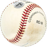 Hank Aaron Autographed Official NL Baseball Atlanta Braves Beckett BAS #AE31043