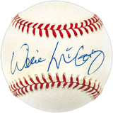 Willie McCovey Autographed Official NL Baseball San Francisco Giants Beckett BAS QR #BR49698