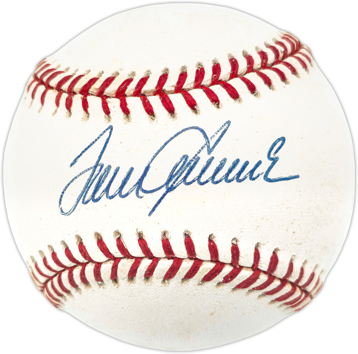 Tom Seaver Autographed Official NL Baseball New York Mets, Cincinnati Reds Beckett BAS QR #BR49705