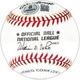 Tom Seaver Autographed Official NL Baseball New York Mets, Cincinnati Reds Beckett BAS QR #BR49705