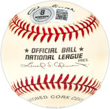 Joey Jay Autographed Official NL Baseball Milwaukee Braves "57 WS Champs" Beckett BAS QR #BR49712