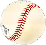 Joey Jay Autographed Official NL Baseball Milwaukee Braves "57 WS Champs" Beckett BAS QR #BR49712