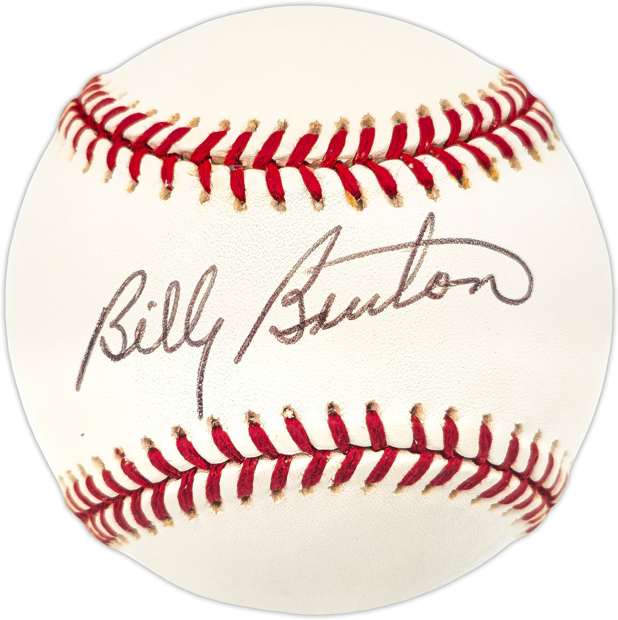 Billy Bruton Autographed Official AL Baseball Milwaukee Braves Beckett BAS QR #BR49714