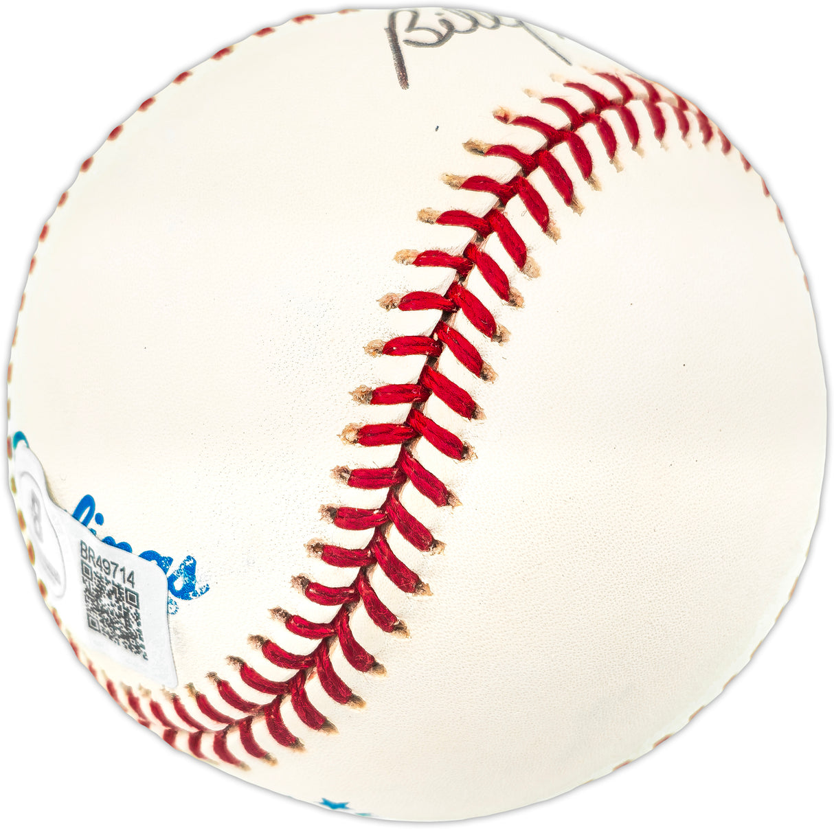 Billy Bruton Autographed Official AL Baseball Milwaukee Braves Beckett BAS QR #BR49714