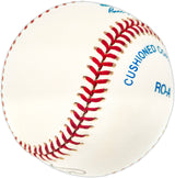 Billy Bruton Autographed Official AL Baseball Milwaukee Braves Beckett BAS QR #BR49714