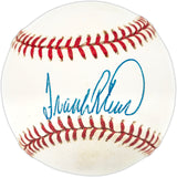 Frank Robinson Autographed Official NL Baseball Cincinnati Reds, Baltimore Orioles Beckett BAS QR #BR49742