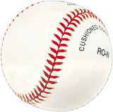 Frank Robinson Autographed Official NL Baseball Cincinnati Reds, Baltimore Orioles Beckett BAS QR #BR49742