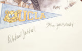 Kareem Abdul Jabbar Autographed 22x28 Lithograph UCLA Bruins NCAA Final Four 1960-69 Beckett BAS #BM37171